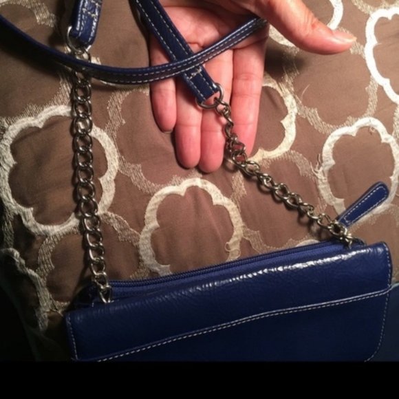 Wallet On Chain | WOC Blue Silver Hardware - Picture 7 of 7